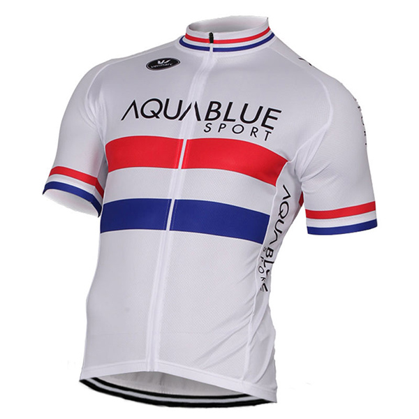 2017 Maglia Aqua Blue Sport Campione British bianco